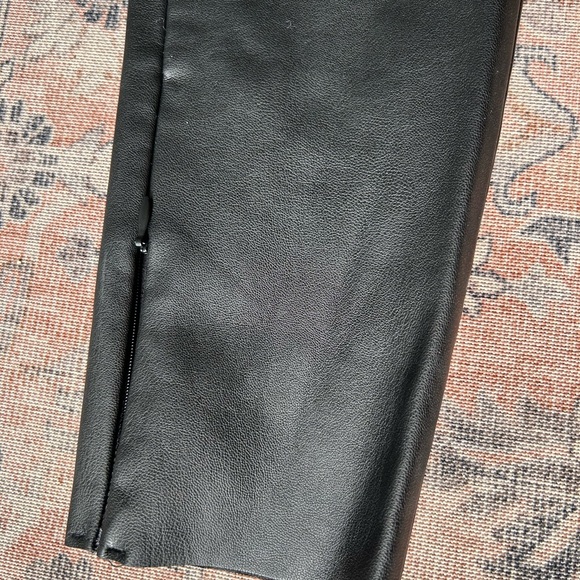 Zara Faux Leather Leggings - Picture 3 of 4